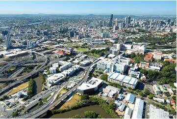 Aerial Photo Bowen Hills QLD Aerial Photography