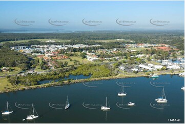 Aerial Photo Yamba NSW Aerial Photography