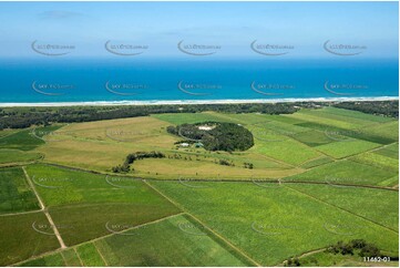 Sugar Cane Land at Patchs Beach Aerial Photography