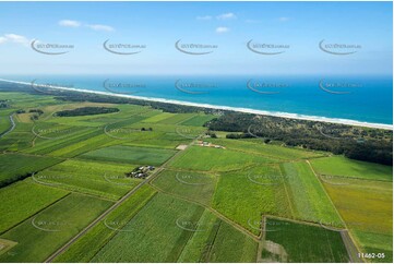 Sugar Cane Land at Patchs Beach Aerial Photography