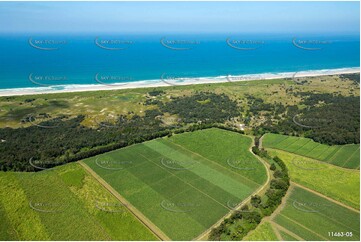 Sugar Cane Land East Wardell NSW Aerial Photography