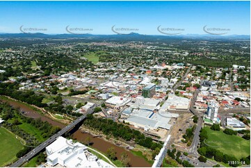 Aerial Photo Ipswich CBD QLD Aerial Photography