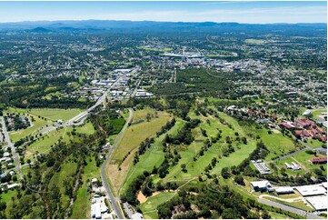 Aerial Photo Ipswich CBD QLD Aerial Photography