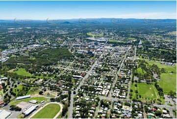 Aerial Photo Ipswich CBD QLD Aerial Photography