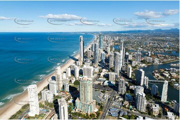 Panoramic Photo Of Surfers Paradise QLD Aerial Photography