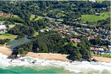 Aerial Photo Sapphire Beach NSW Aerial Photography