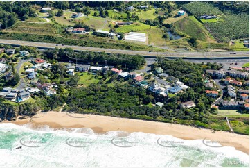 Aerial Photo Sapphire Beach NSW Aerial Photography