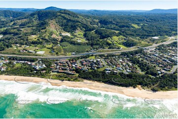 Aerial Photo Sapphire Beach NSW Aerial Photography