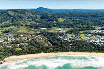 Aerial Photo Sapphire Beach NSW Aerial Photography