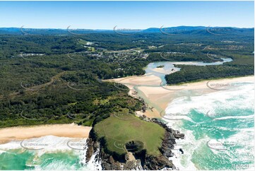 Aerial Photo Moonee Beach NSW Aerial Photography