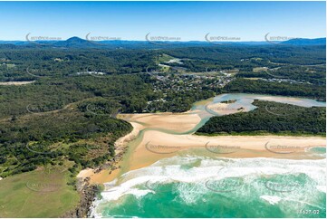 Aerial Photo Moonee Beach NSW Aerial Photography