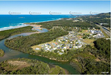 Aerial Photo Moonee Beach NSW Aerial Photography