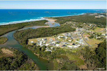 Aerial Photo Moonee Beach NSW Aerial Photography