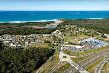 Aerial Photo Moonee Beach NSW Aerial Photography