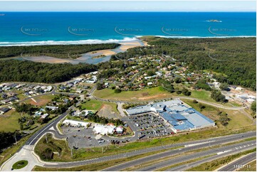 Aerial Photo Moonee Beach NSW Aerial Photography