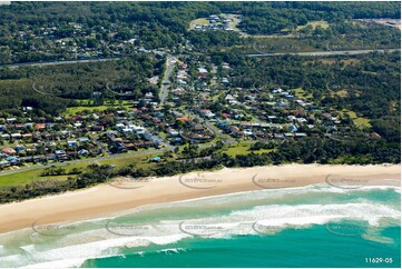 Aerial Photo Sandy Beach NSW Aerial Photography