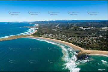 Aerial Photo Sandy Beach NSW Aerial Photography