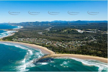 Aerial Photo Sandy Beach NSW Aerial Photography