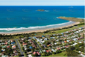Aerial Photo Sandy Beach NSW Aerial Photography