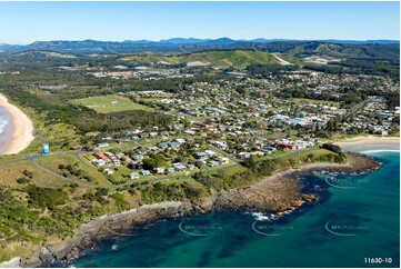 Aerial Photo Woolgoolga NSW Aerial Photography