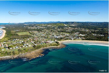 Aerial Photo Woolgoolga NSW Aerial Photography