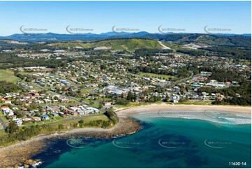 Aerial Photo Woolgoolga NSW Aerial Photography