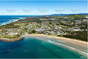 Aerial Photo Woolgoolga NSW Aerial Photography