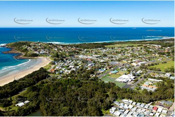 Aerial Photo Woolgoolga NSW Aerial Photography