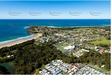 Aerial Photo Woolgoolga NSW Aerial Photography