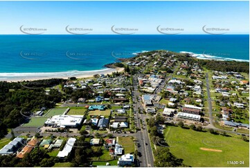 Aerial Photo Woolgoolga NSW Aerial Photography