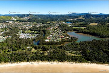 Aerial Photo Woolgoolga NSW Aerial Photography