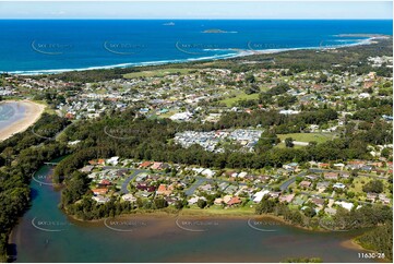 Aerial Photo Woolgoolga NSW Aerial Photography