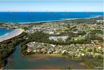 Aerial Photo Woolgoolga NSW Aerial Photography