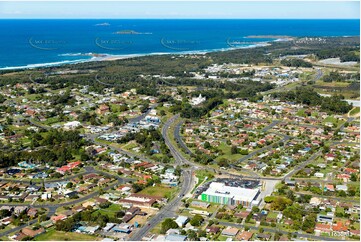 Aerial Photo Woolgoolga NSW Aerial Photography