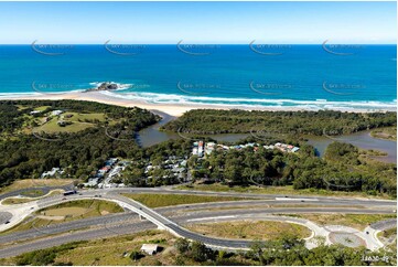 Aerial Photo Woolgoolga NSW Aerial Photography