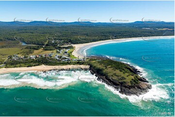 Aerial Photo Arrawarra Headland Aerial Photography