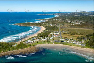 Aerial Photo Arrawarra Headland Aerial Photography