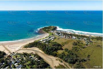 Aerial Photo Arrawarra Headland Aerial Photography