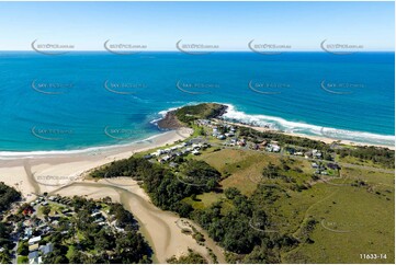 Aerial Photo Arrawarra Headland Aerial Photography