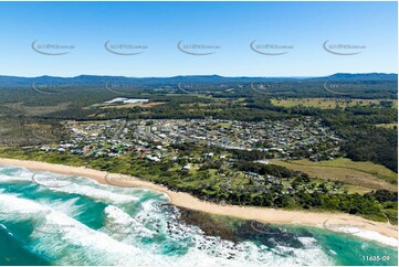 Aerial Photo Corindi Beach NSW Aerial Photography