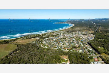 Aerial Photo Corindi Beach NSW Aerial Photography