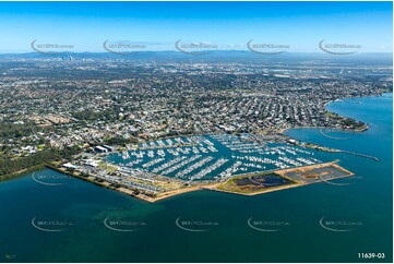 Manly Boat Harbour QLD Aerial Photography