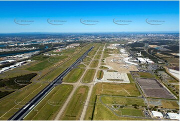 Aerial Photo of Brisbane Airport QLD Aerial Photography