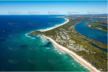 Aerial Photo Fingal Head NSW Aerial Photography