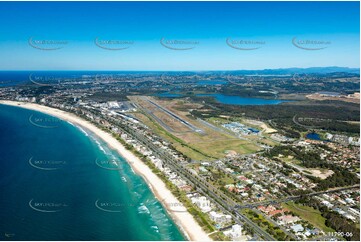 Gold Coast Airport at Bilinga QLD QLD Aerial Photography