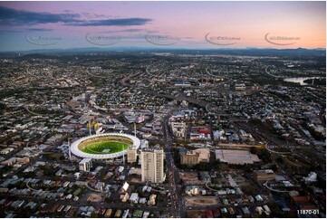 Woolloongabba at Dusk QLD Aerial Photography