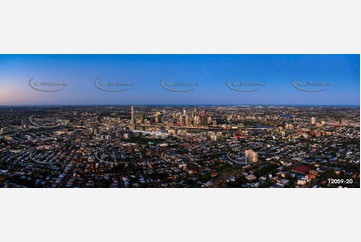 Highgate Hill at Last Light QLD Aerial Photography