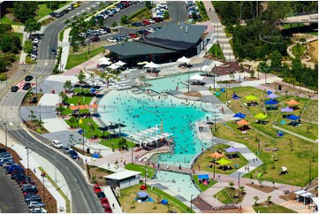 Springfield Central Swimming Pool QLD Aerial Photography