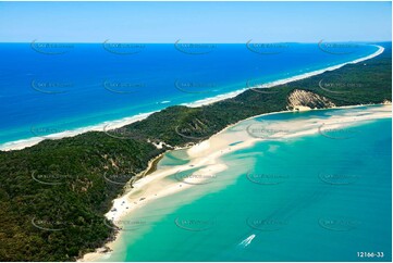 Double Island Point Lagoon QLD Aerial Photography