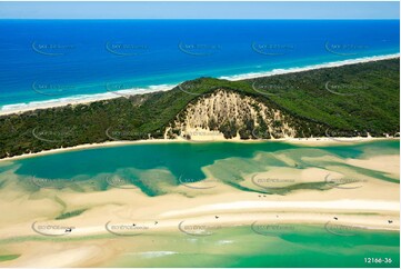 Double Island Point Lagoon QLD Aerial Photography